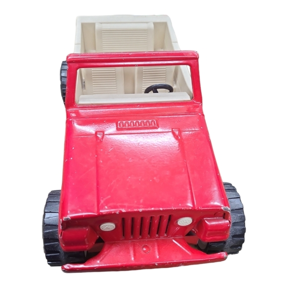 Vintage TONKA RED METAL JEEPSTER 1970's - Picture 6 of 11